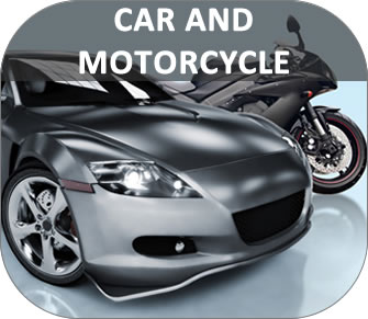 Car and Motorcycle
