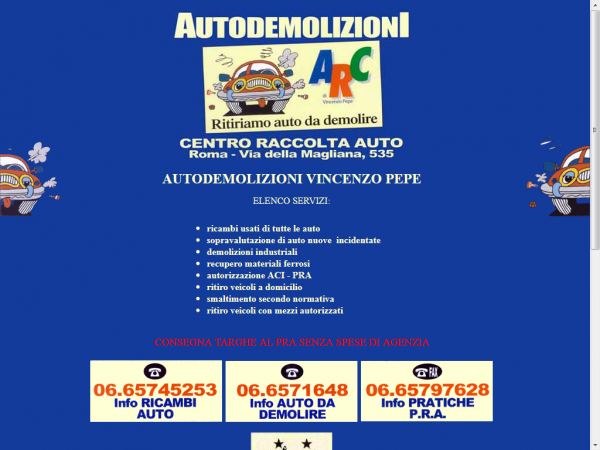 AUTODEMOLIZIONI PEPE
