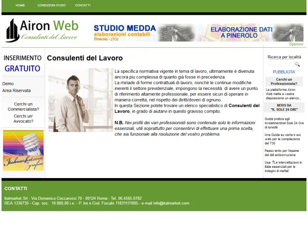 AIRON WEB CONSULENTI DEL LAVORO