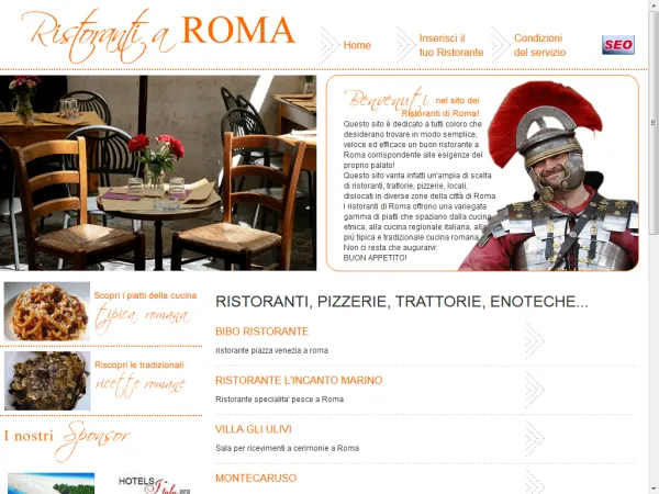 RISTORANTI A ROMA